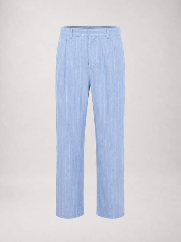 Pantaloni di Lino a Righe
